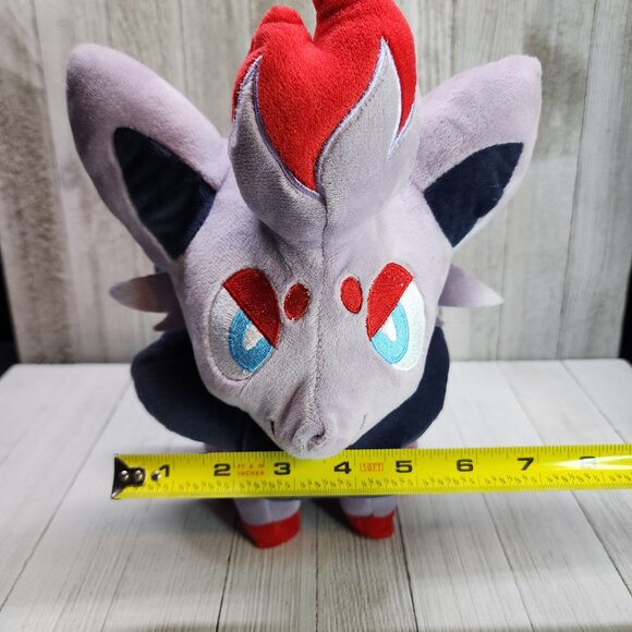 Pokemon Center Original Zorua Plush 10'' Stuffed Doll Toy Nintendo Game Freak - Picture 9 of 9